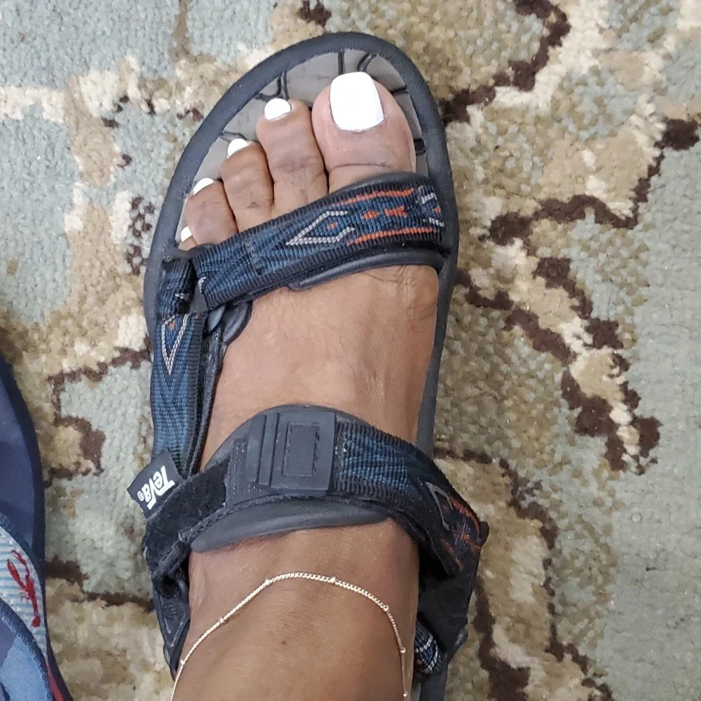 Teva black sandals size 9 - Picture 8 of 12